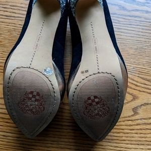Vince Camuto black evening heels